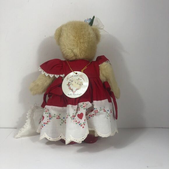 Vintage Muffy VanderBear 1982 with "Hearts and Flowers" Outfit 1996 - Picture 2 of 9